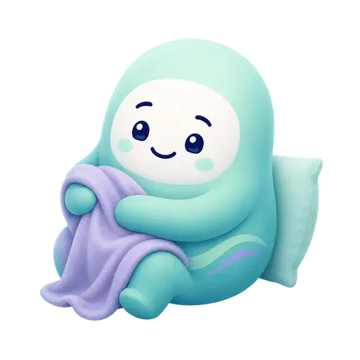 Mivo relaxing with a blanket